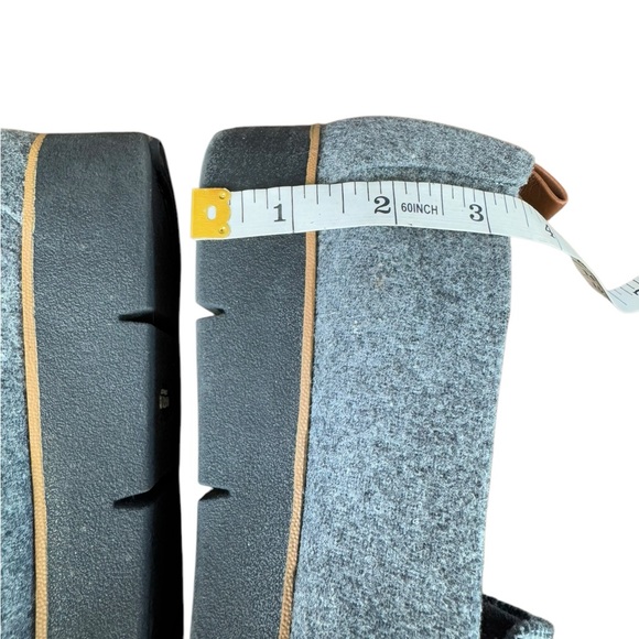 Dr. Scholl's Shoes Webster Loafer Grey Flannel w/ Plaid Pattern Vamp Size 8.5 - Picture 6 of 11